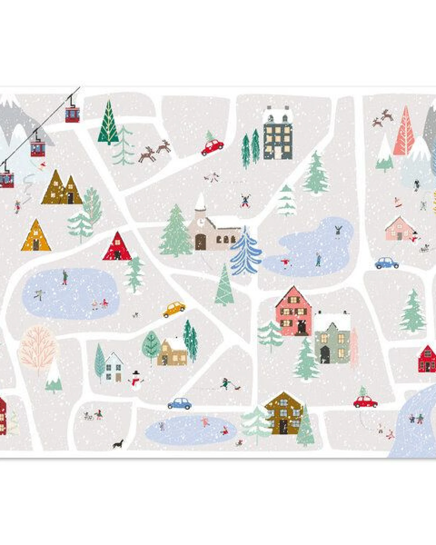 Bow & Hummingbird Geschenkpapier Winter Scenery – Ansicht 2