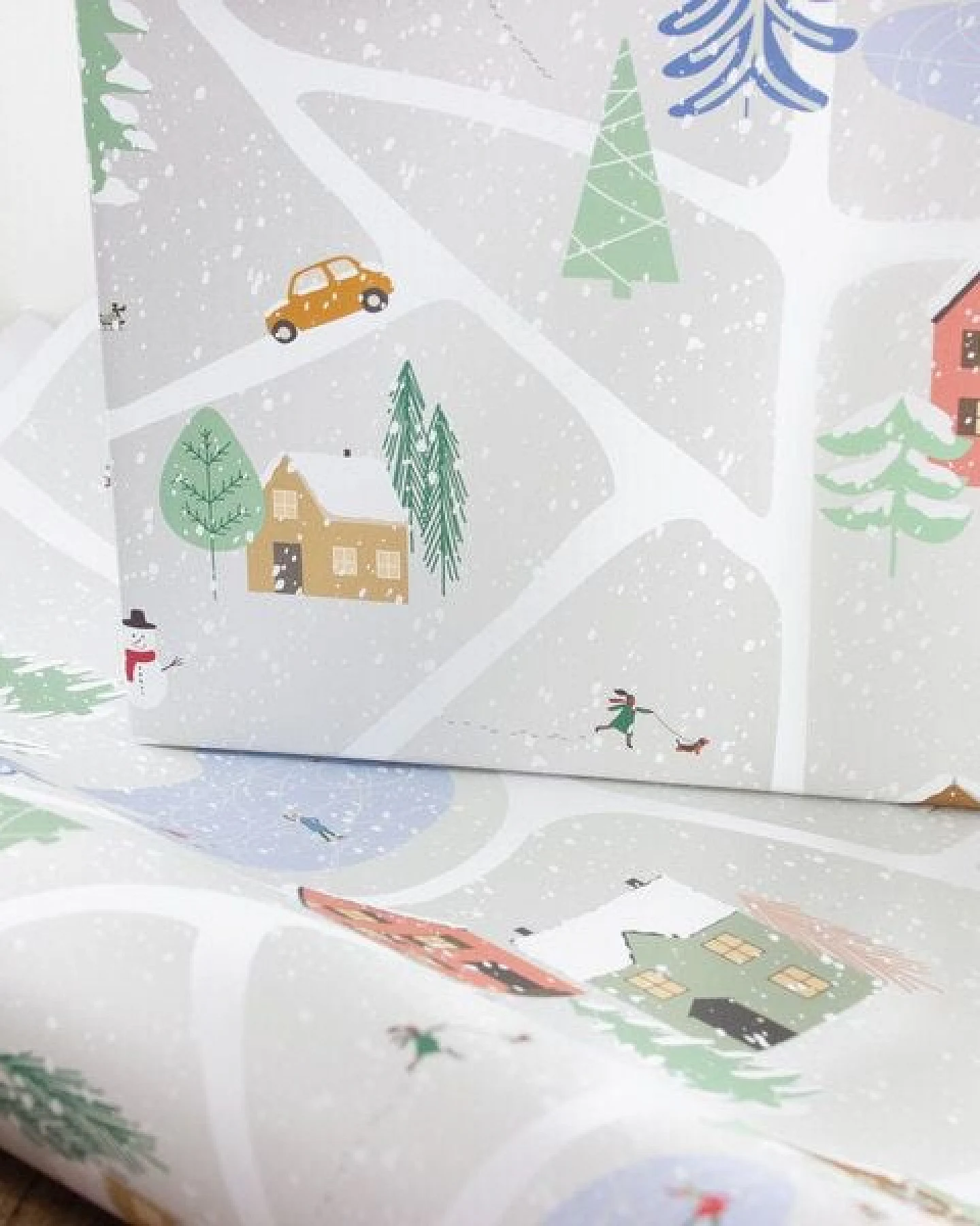 Bow & Hummingbird Geschenkpapier Winter Scenery – Ansicht 3
