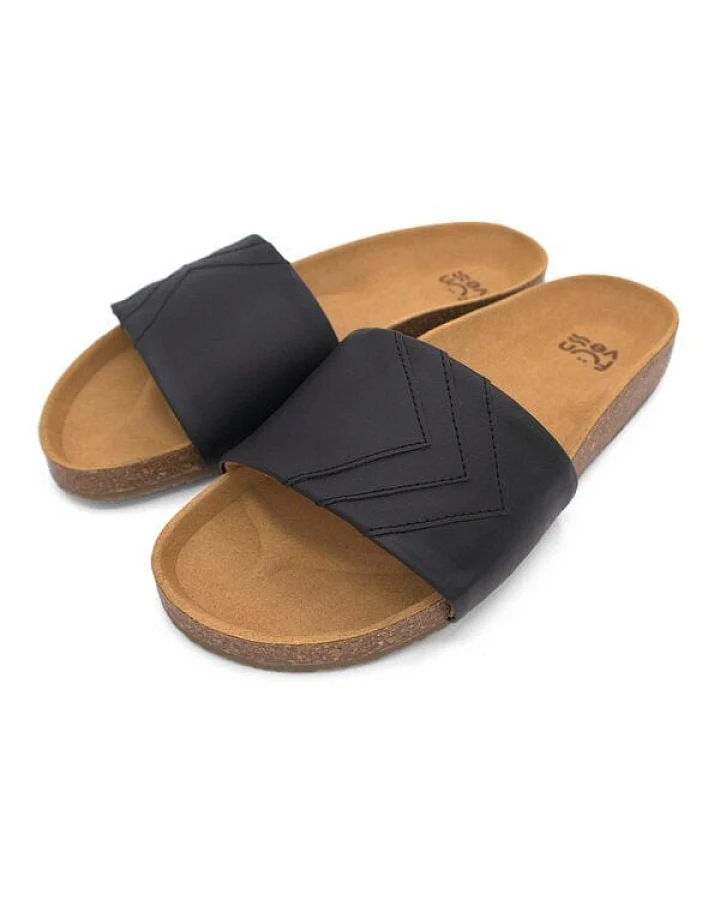 Fünve Vegane Slides mit Fußbett