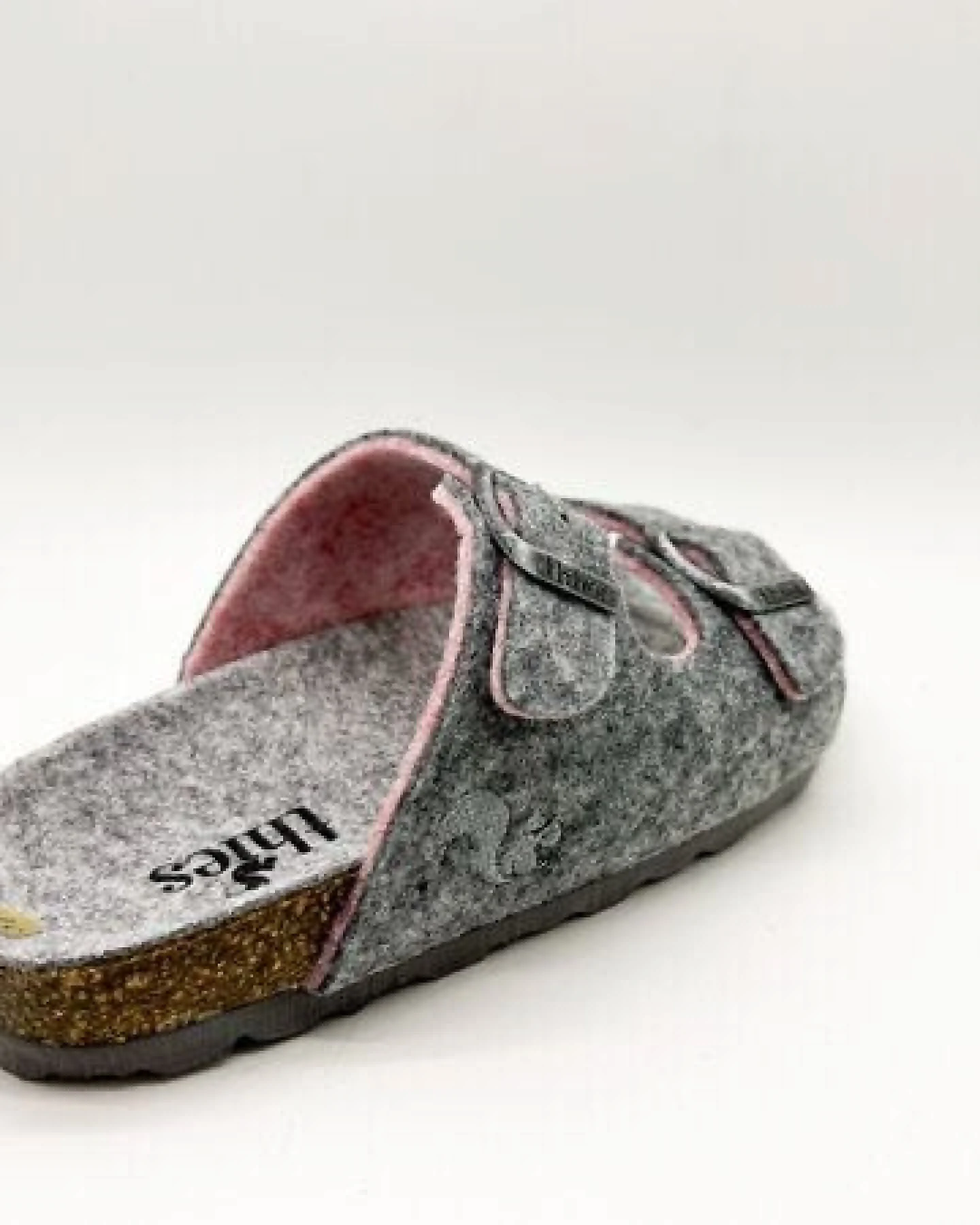 Vegane "thies ® Kids PET Sandale" aus weichem Filz – Ansicht 4