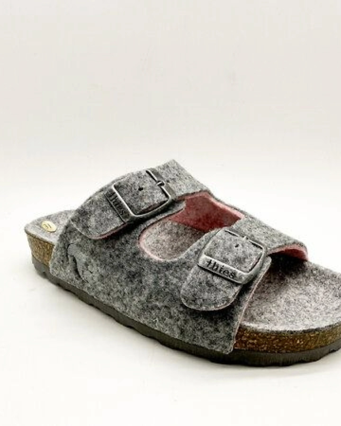 Vegane "thies ® Kids PET Sandale" aus weichem Filz – Ansicht 2