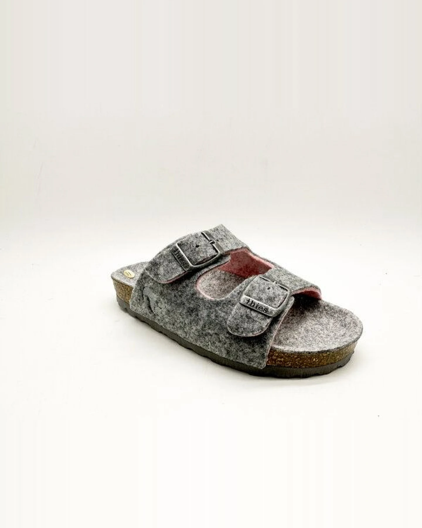 Vegane "thies ® Kids PET Sandale" aus weichem Filz – Ansicht 2