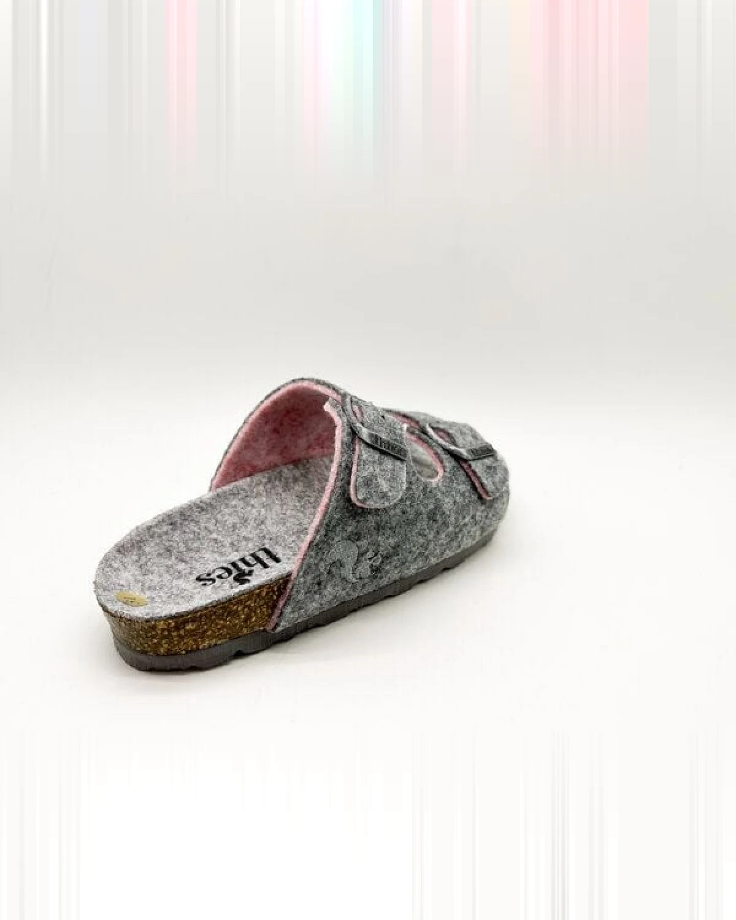 Vegane "thies ® Kids PET Sandale" aus weichem Filz – Ansicht 4