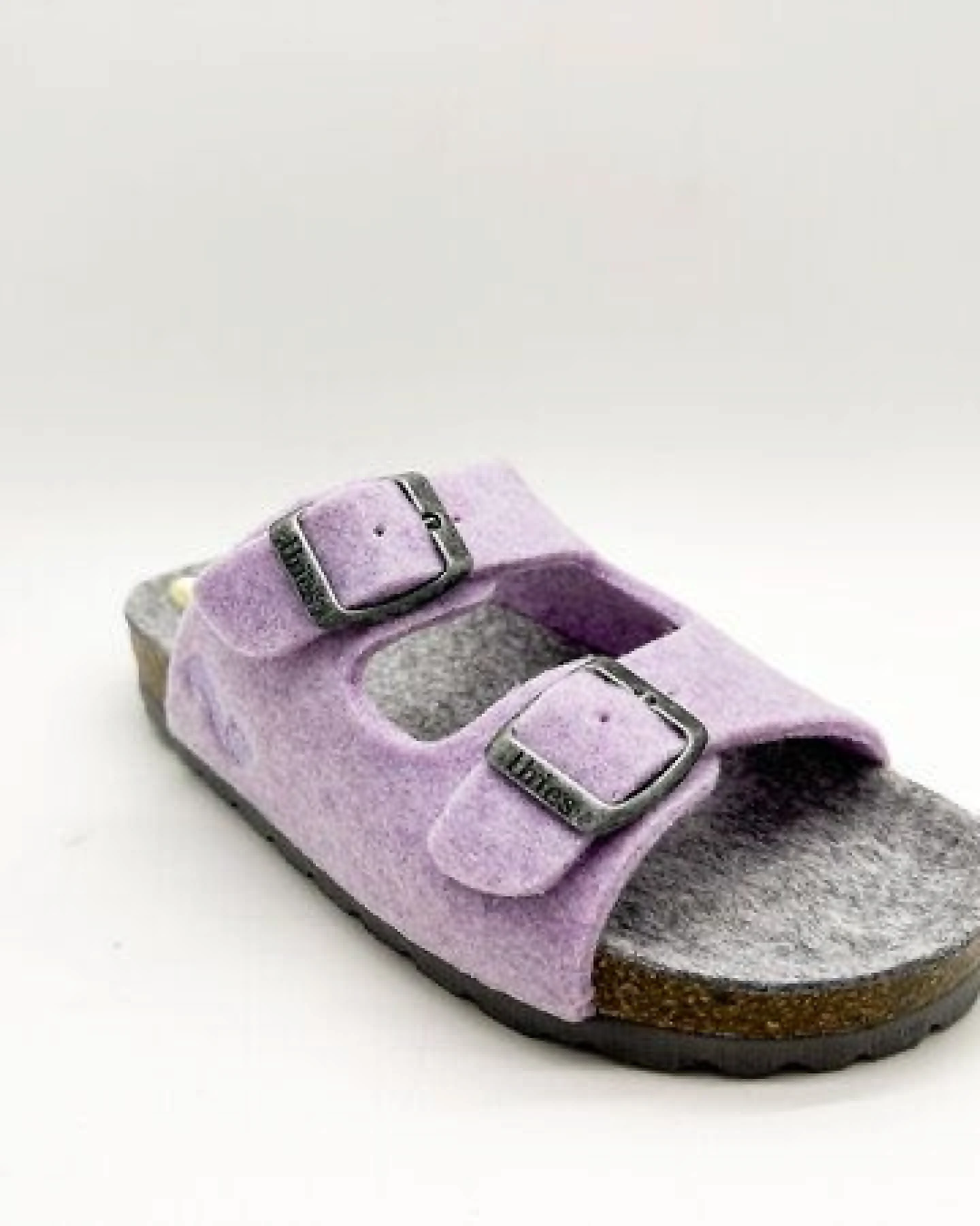 Vegane "thies ® Kids PET Sandale" aus weichem Filz – Ansicht 2