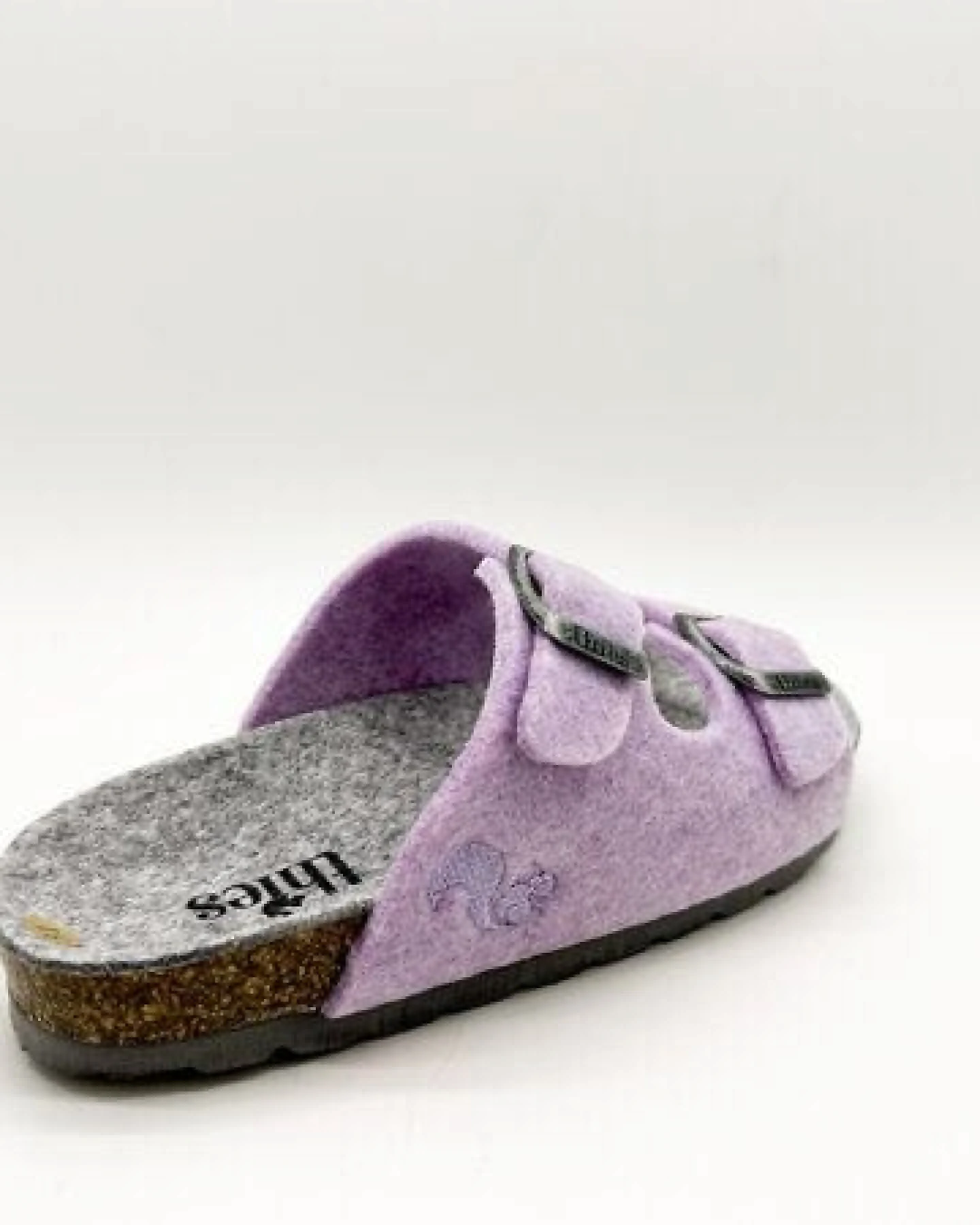 Vegane "thies ® Kids PET Sandale" aus weichem Filz – Ansicht 4