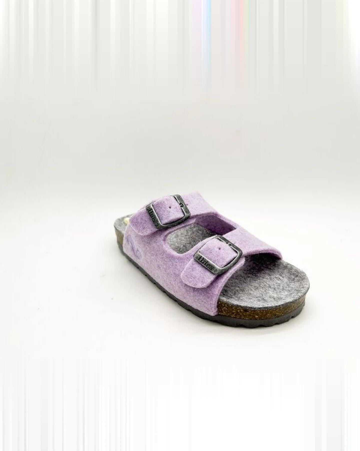 Vegane "thies ® Kids PET Sandale" aus weichem Filz – Ansicht 2