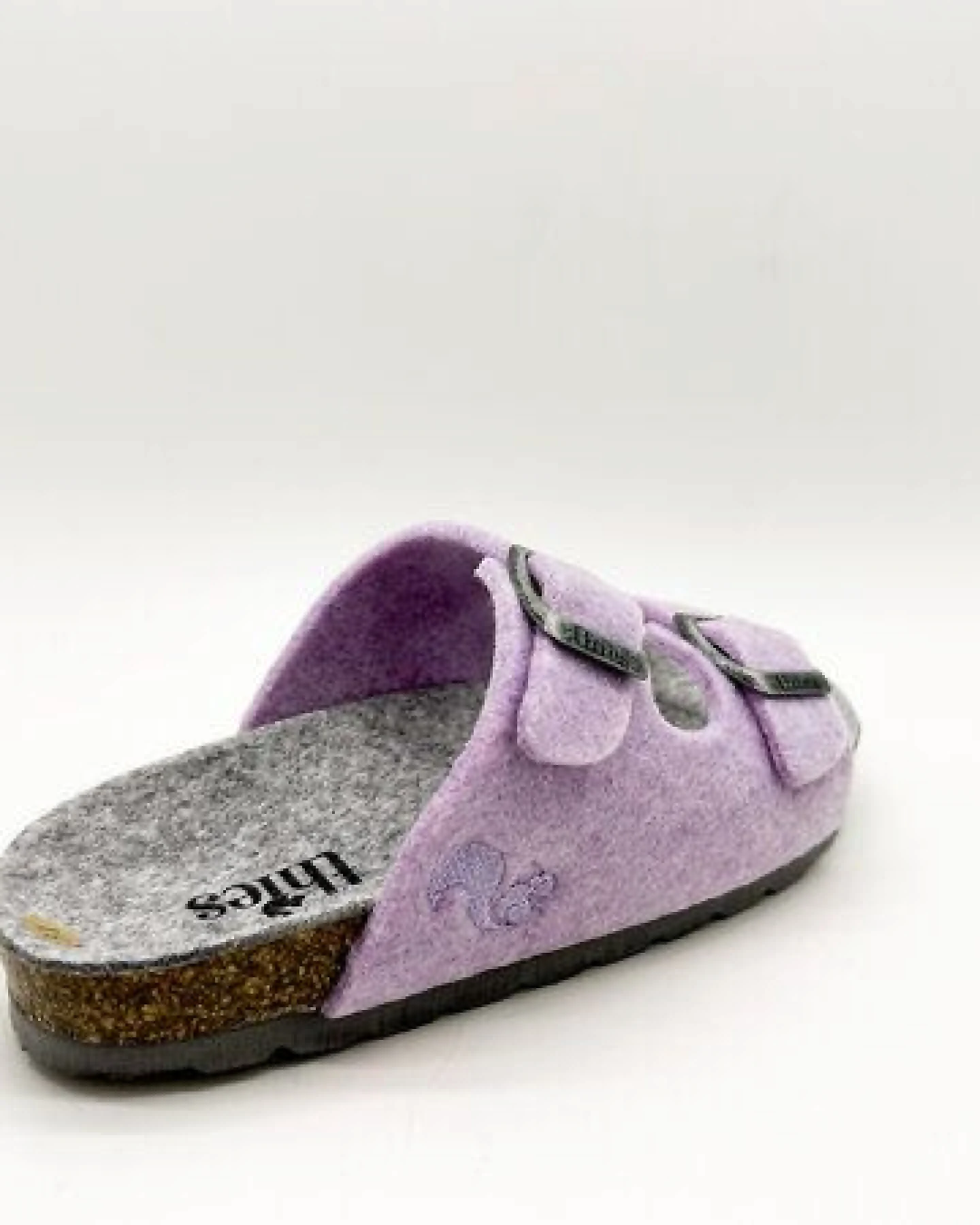 Vegane "thies ® Kids PET Sandale" aus weichem Filz – Ansicht 4