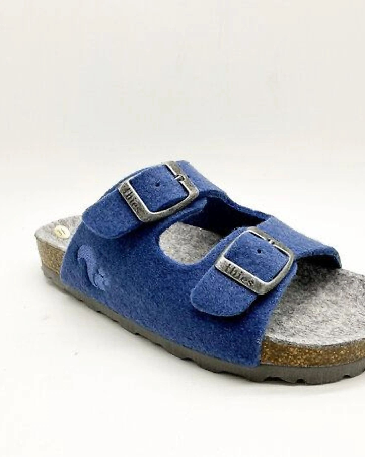 Vegane "thies ® Kids PET Sandale" aus weichem Filz – Ansicht 2