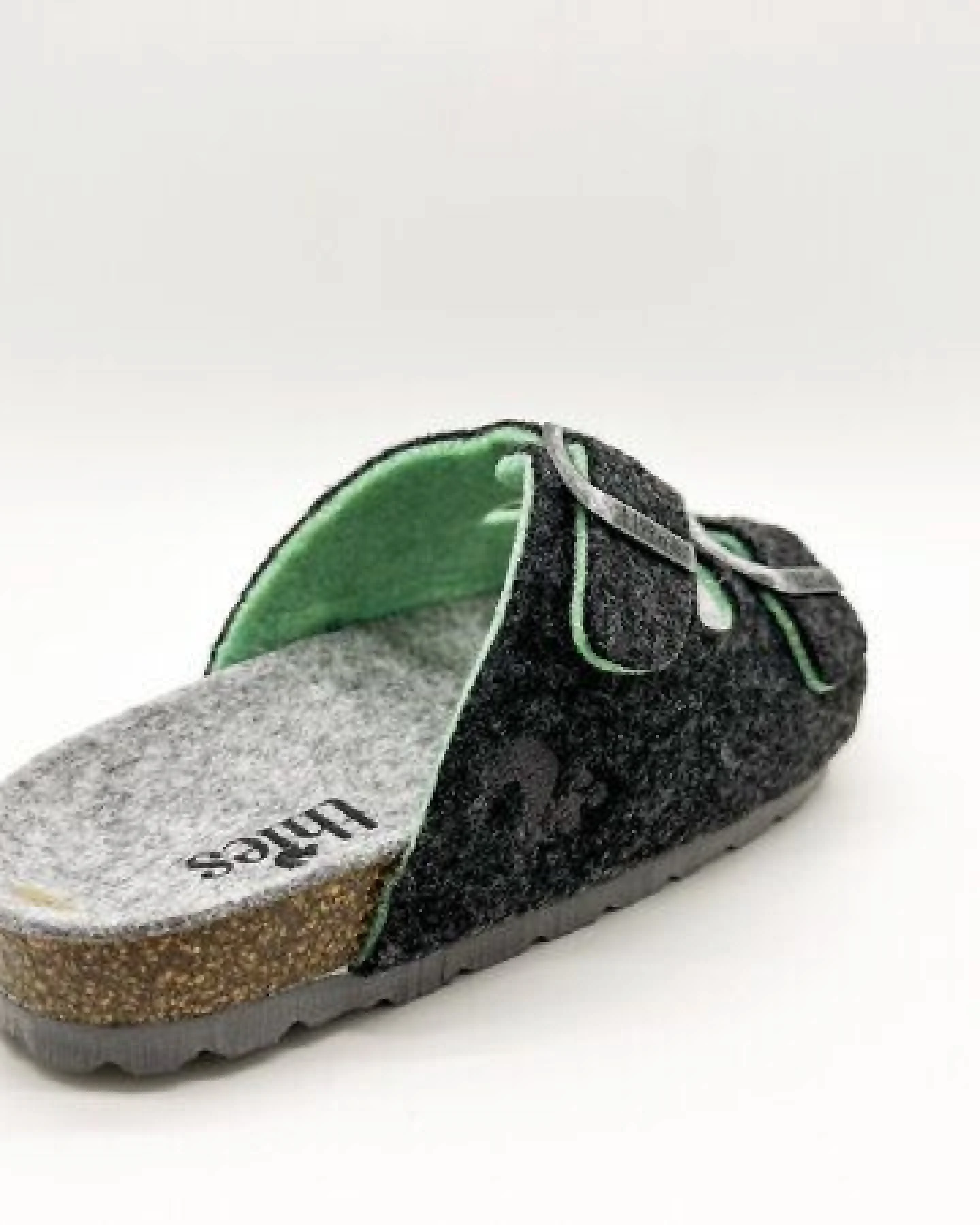 Vegane "thies ® Kids PET Sandale" aus weichem Filz – Ansicht 4