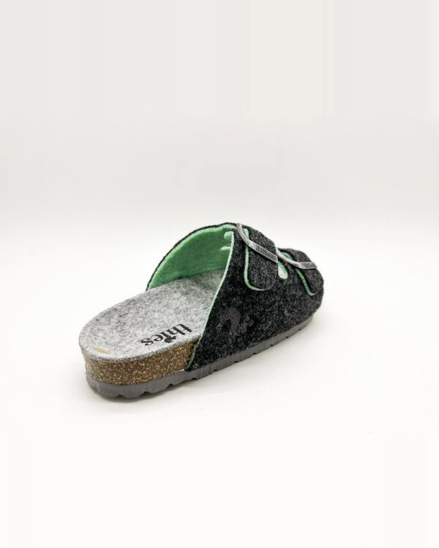 Vegane "thies ® Kids PET Sandale" aus weichem Filz – Ansicht 4