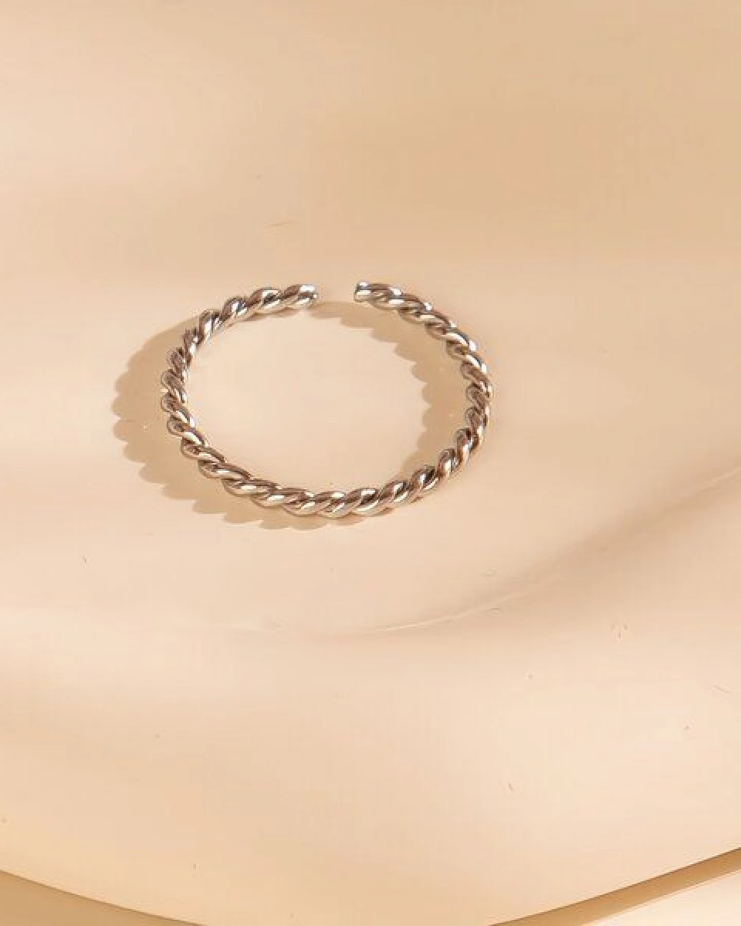 Größenverstellbarer TWIST Ring 1,5mm schmal, Ø 17 - 19mm von Elektropulli – Ansicht 2