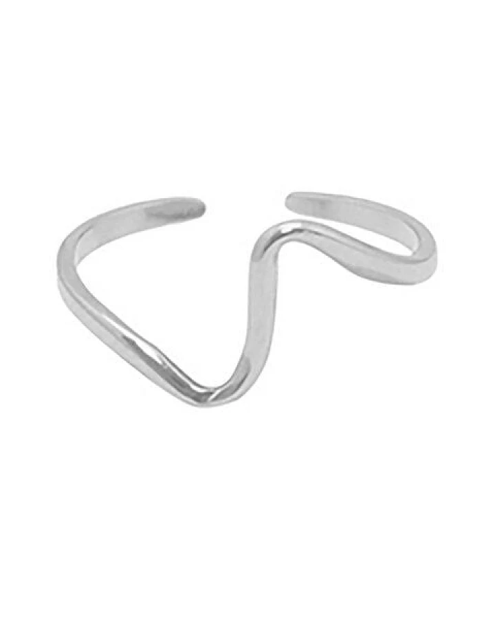Größenverstellbarer WAVE Ring ca. Ø 17 - 19mm von Elektropulli