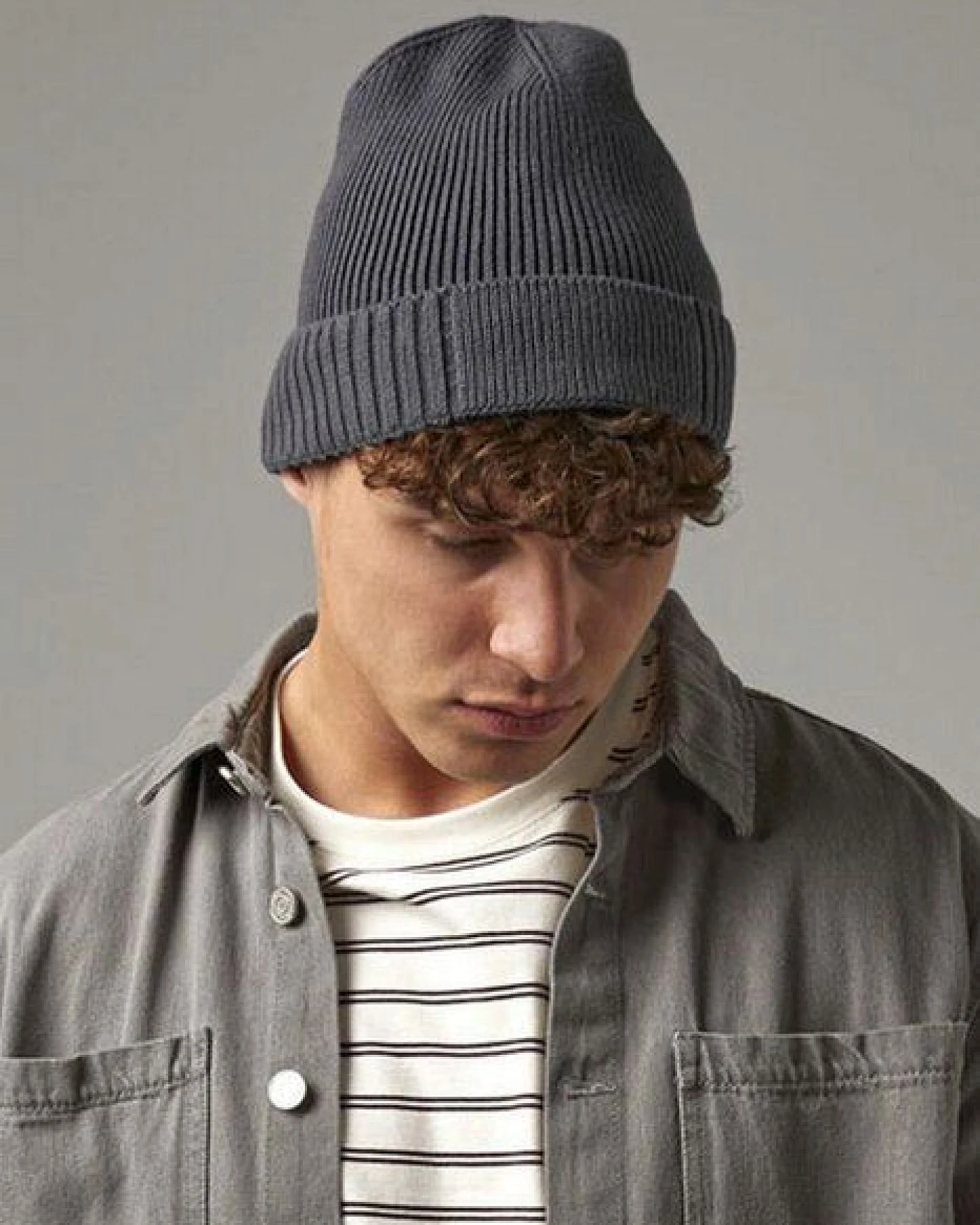 Beechfield Damen / Herren Patch-Mütze aus Bio-Baumwolle – Ansicht 2