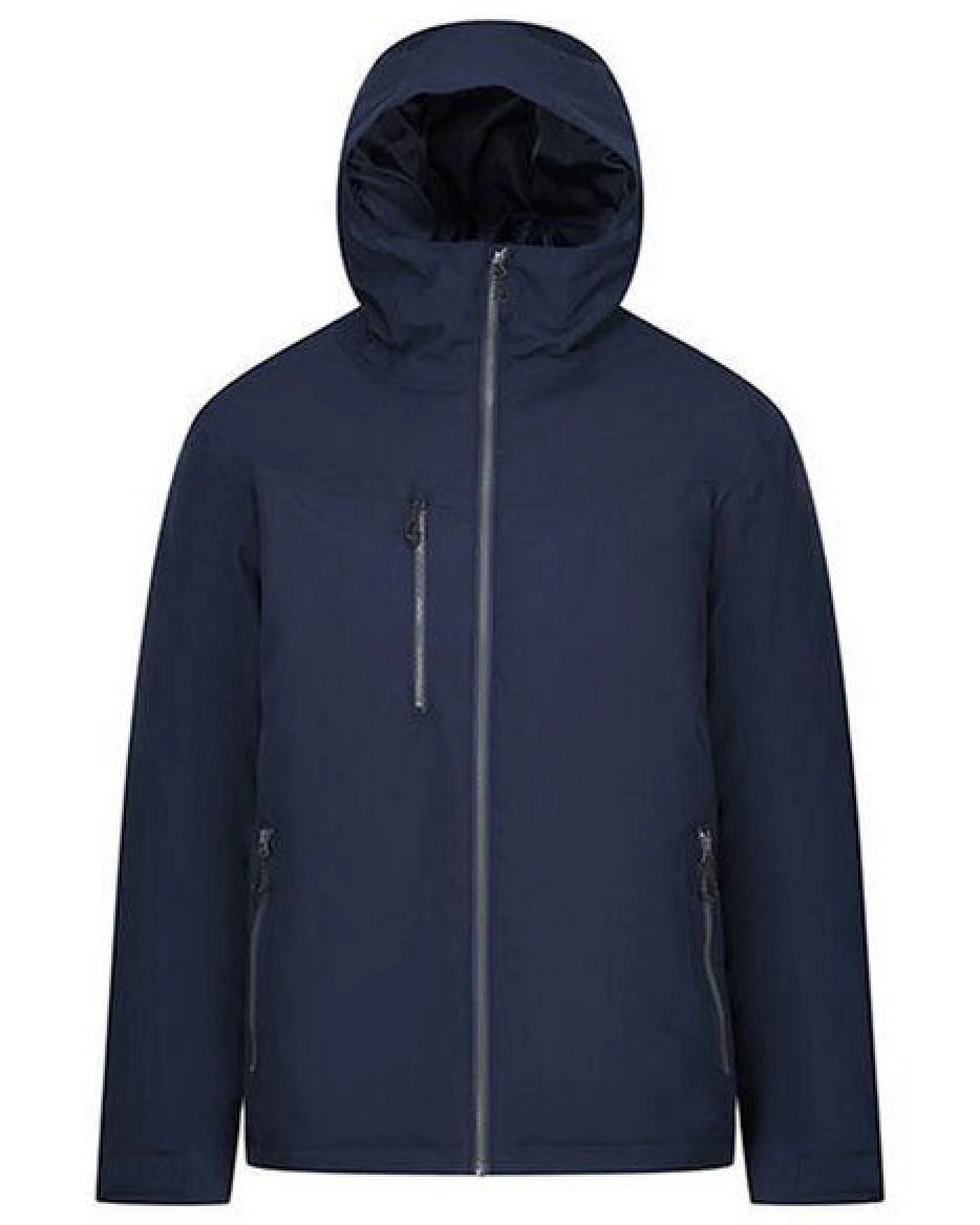 Regatta Professional Herren Wasserdichte gefütterte Softshelljacke mit Kapuze Recycled kontrastfarbene Reißverschlüsse – Ansicht 2