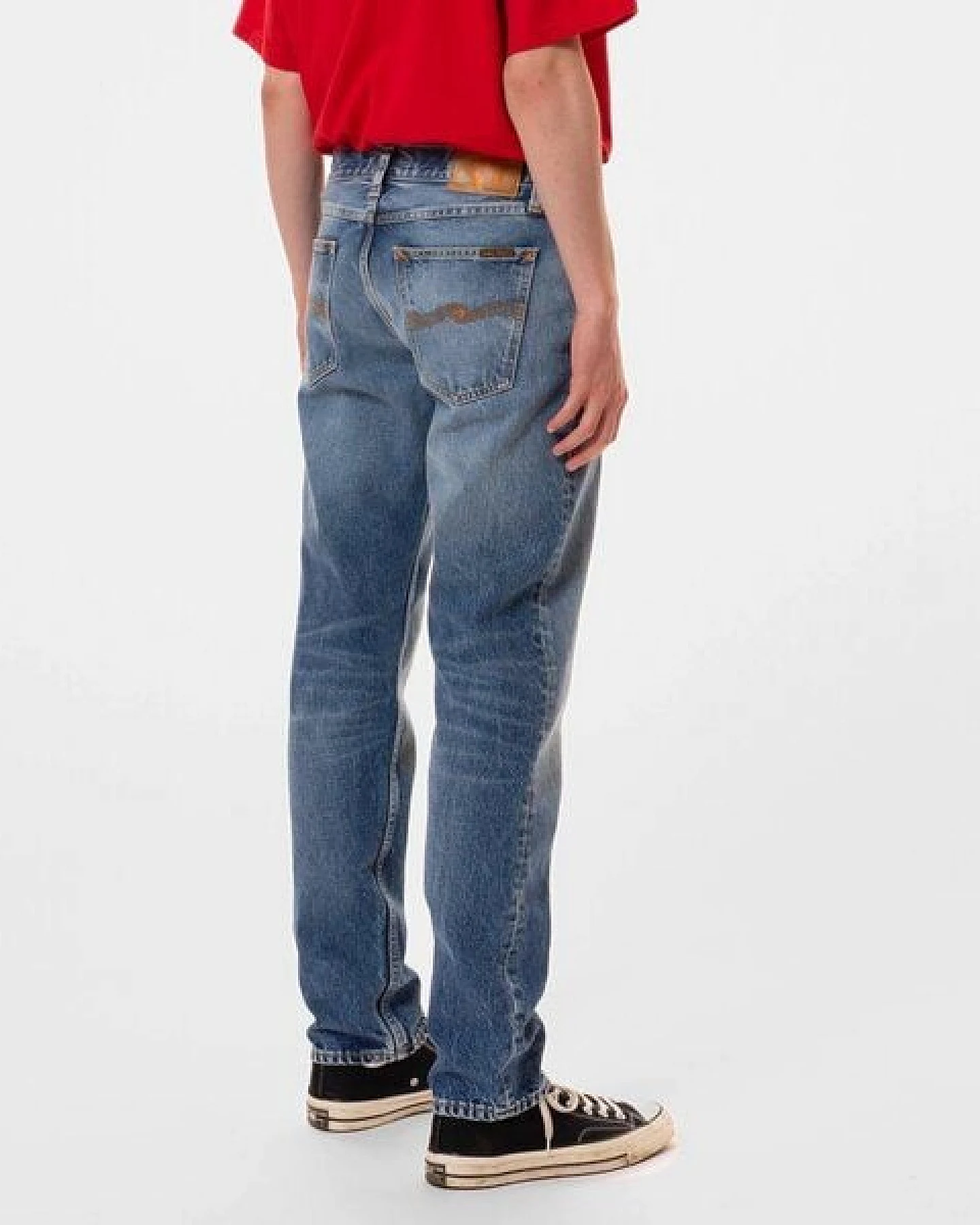 Nudie Jeans Straight Fit Jeans Steady Eddie II - Blue Tornado – Ansicht 2