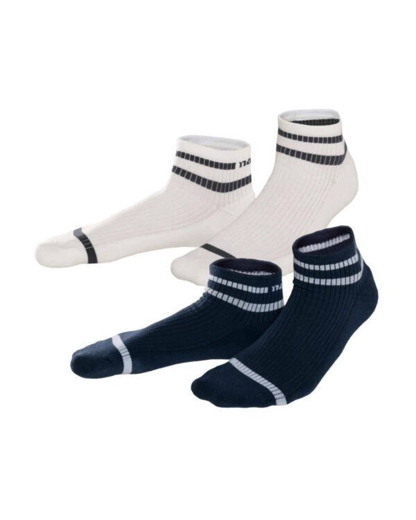 Living Crafts Hohe Sneaker-Socken, 2er Pack - ORELL – Ansicht 3