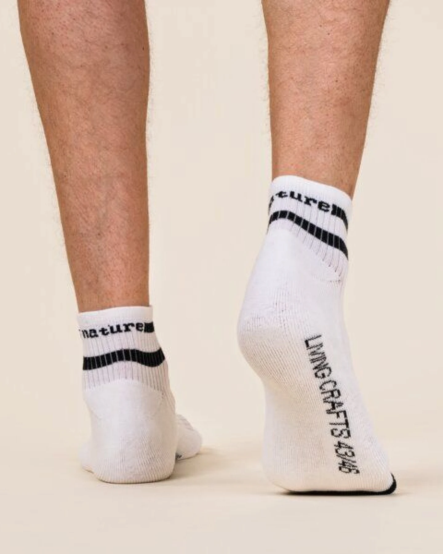 Living Crafts Hohe Sneaker-Socken, 2er Pack - ORELL – Ansicht 2