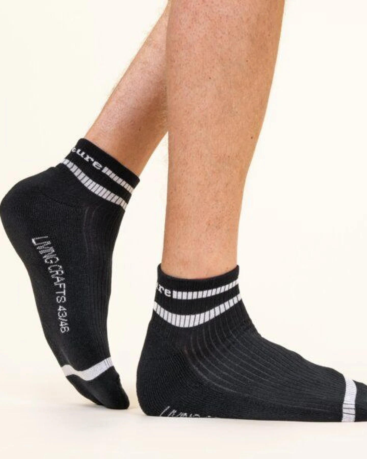 Living Crafts Hohe Sneaker-Socken, 2er Pack - ORELL – Ansicht 2