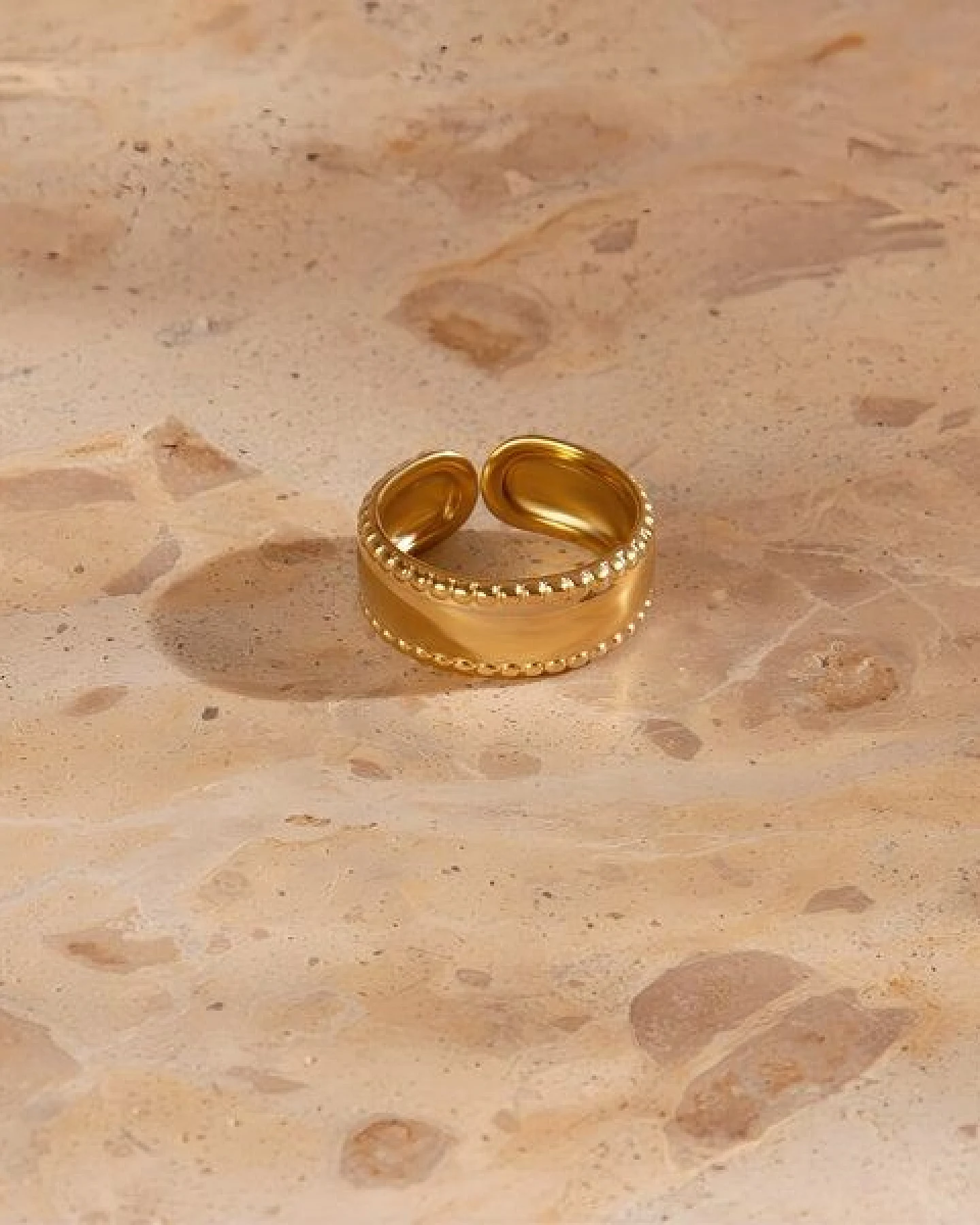 Größenverstellbarer BOLD TRIPLE Ring ca. Ø 17 - 19mm von Elektropulli – Ansicht 3