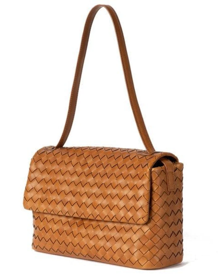 O MY BAG Kenzie Tasche aus gewobenem Leder