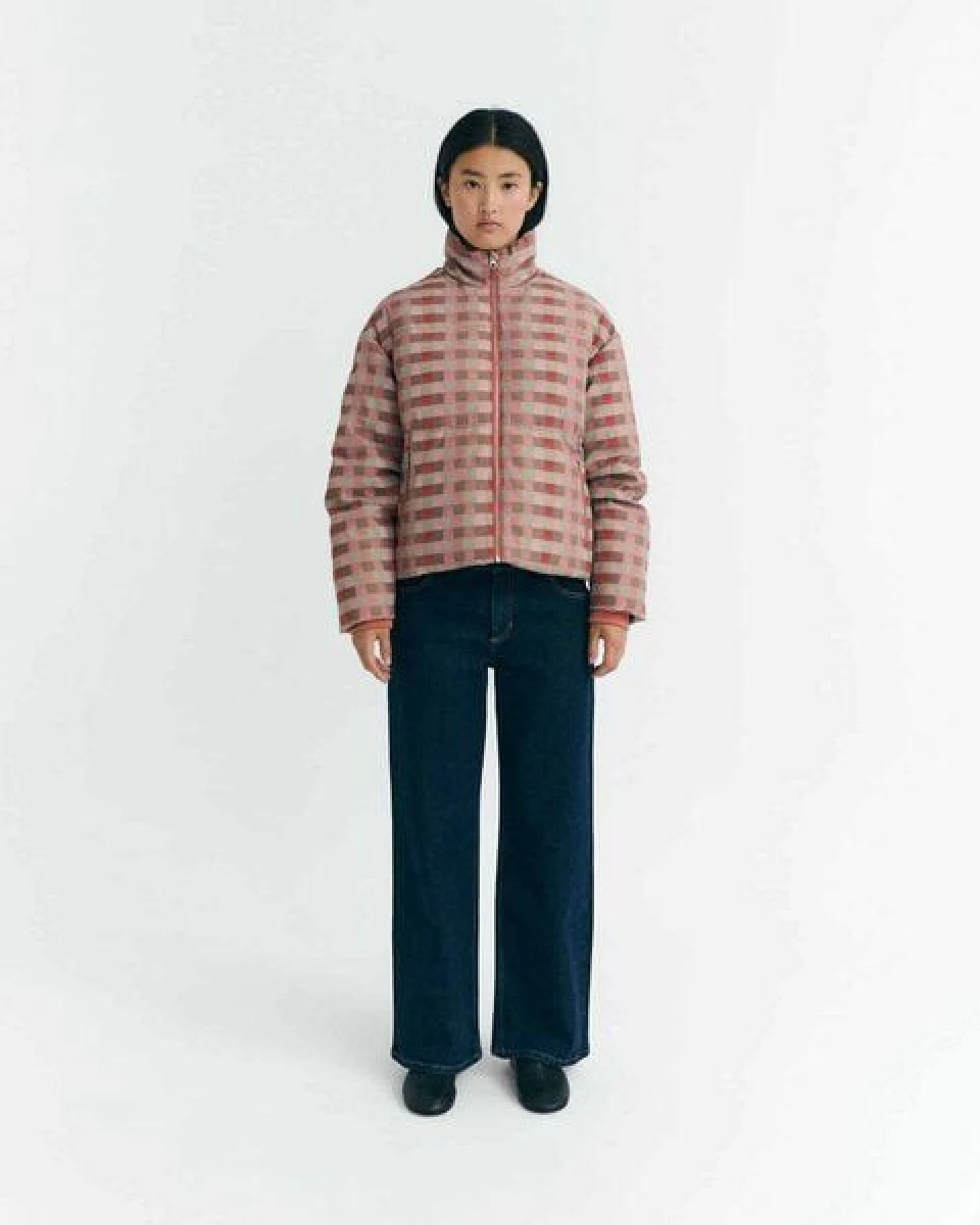 thinking mu Gemma Puffer-Jacke mit geometrischem Muster – Ansicht 4