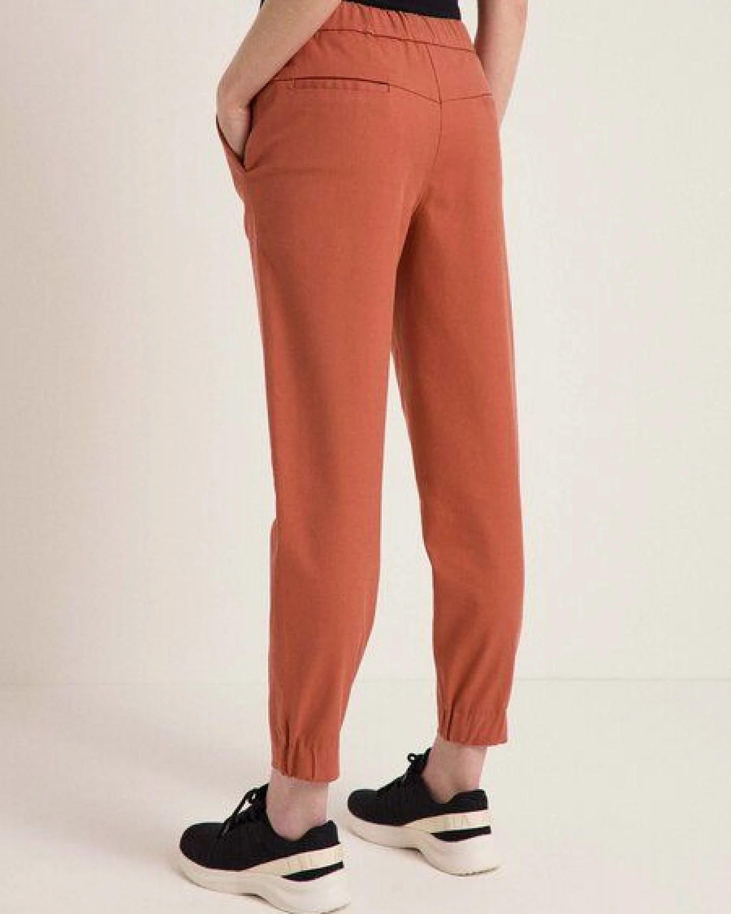 LANIUS Hose mit Gummibund aus Bio-Baumwolle und TENCEL Lyocell – Ansicht 4
