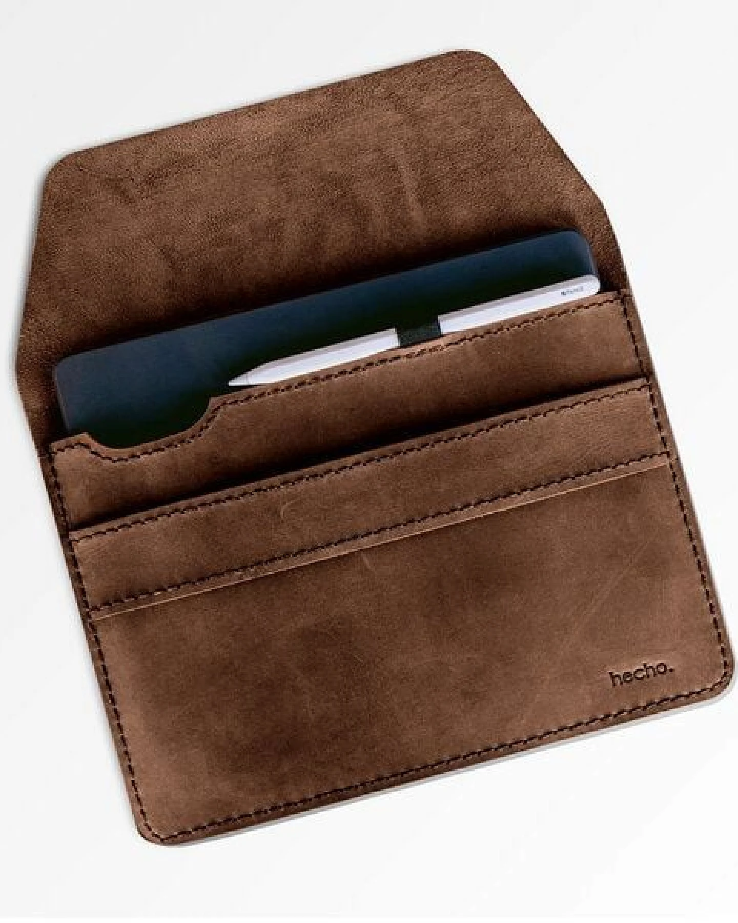 hecho. Leder Hülle mit Stifthalter für iPad Air 11"&13" & iPad Pro 10,5, 11“, 12,9“ & 13" – Ansicht 2