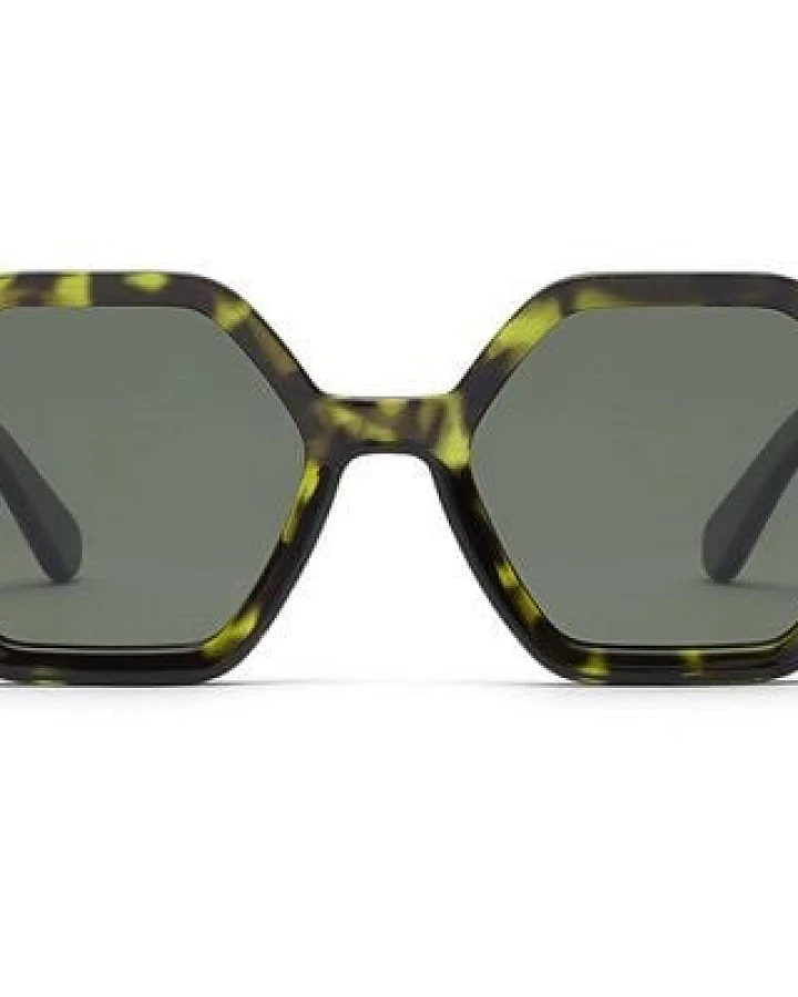 TAKE A SHOT Octagonale Sonnenbrille Buddha Jumps: Across Dimensions polarisiert