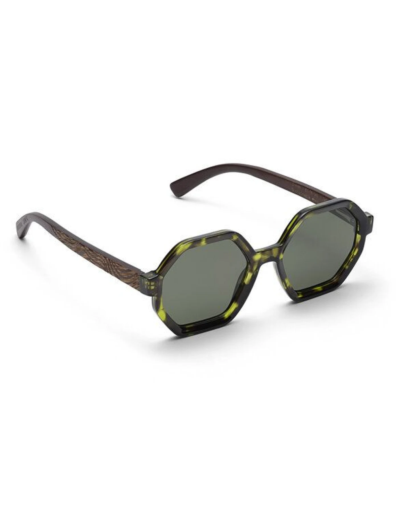 TAKE A SHOT Octagonale Sonnenbrille Buddha Jumps: Across Dimensions polarisiert – Ansicht 3