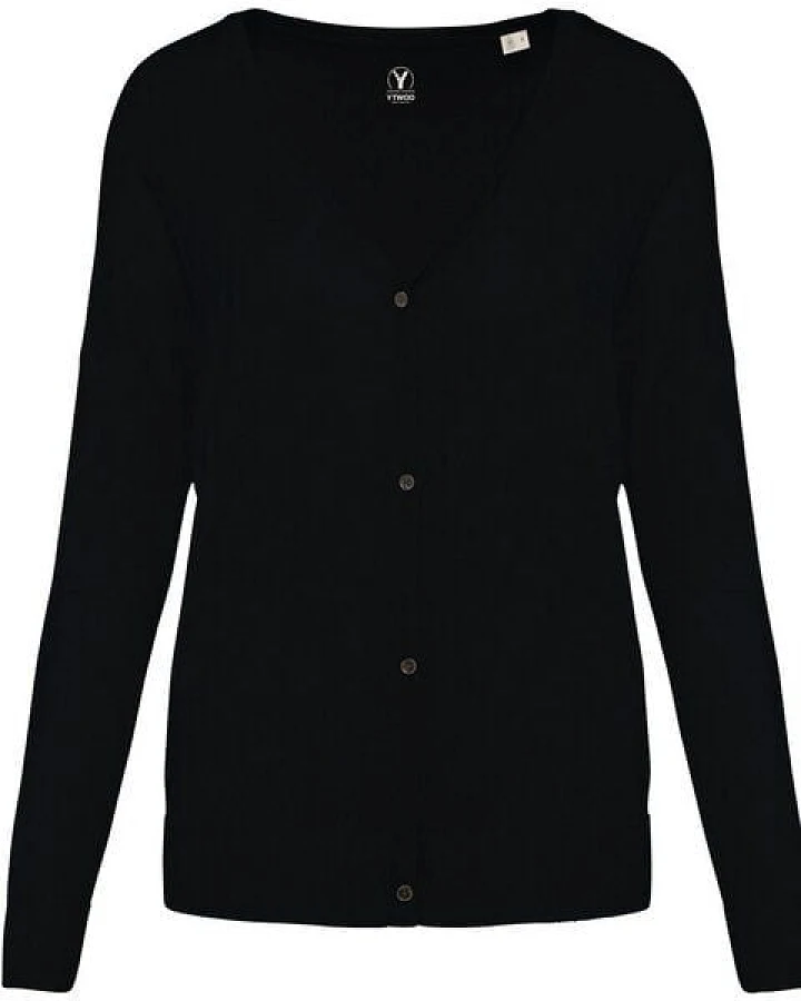 YTWOO Damen-Strickjacke aus Bio-Baumwolle und Lyocell TENCEL
