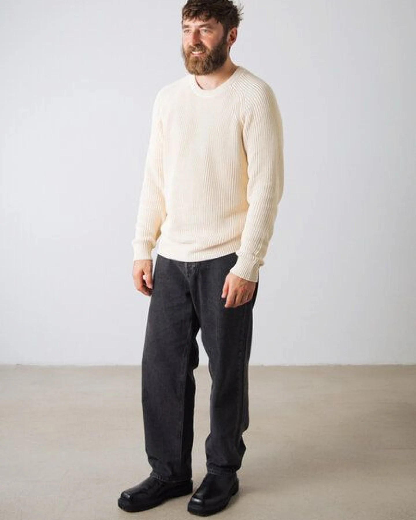 Honest Basics Herren Strickpullover aus 100% Bio-Baumwolle – Ansicht 2