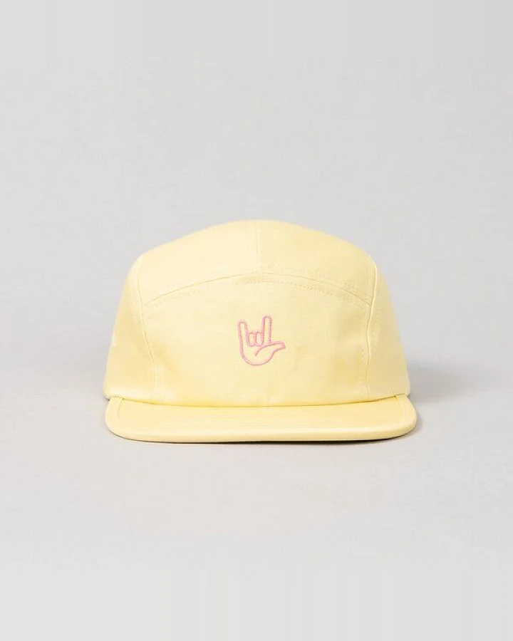 Fyngers Five Panel Cap aus Biobaumwolle - Style I LOVE YOU