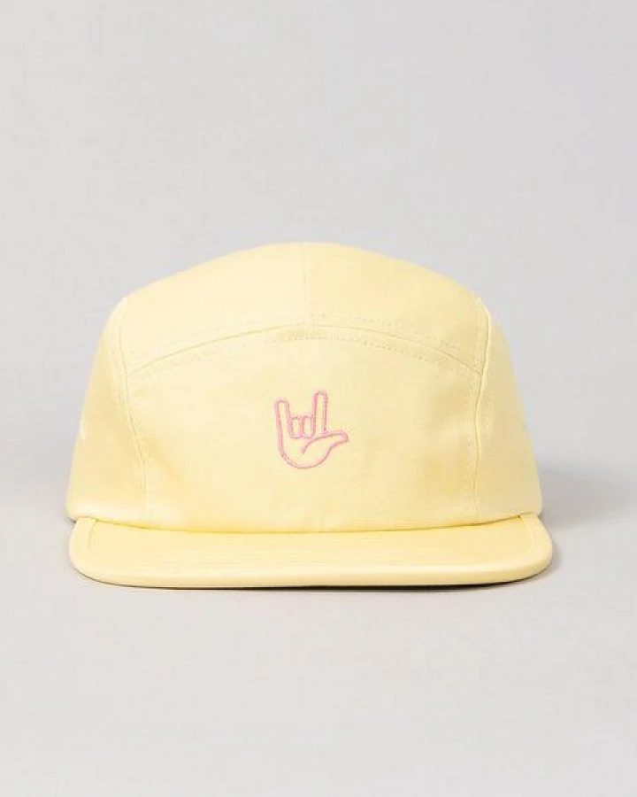 Fyngers Five Panel Cap aus Biobaumwolle - Style I LOVE YOU