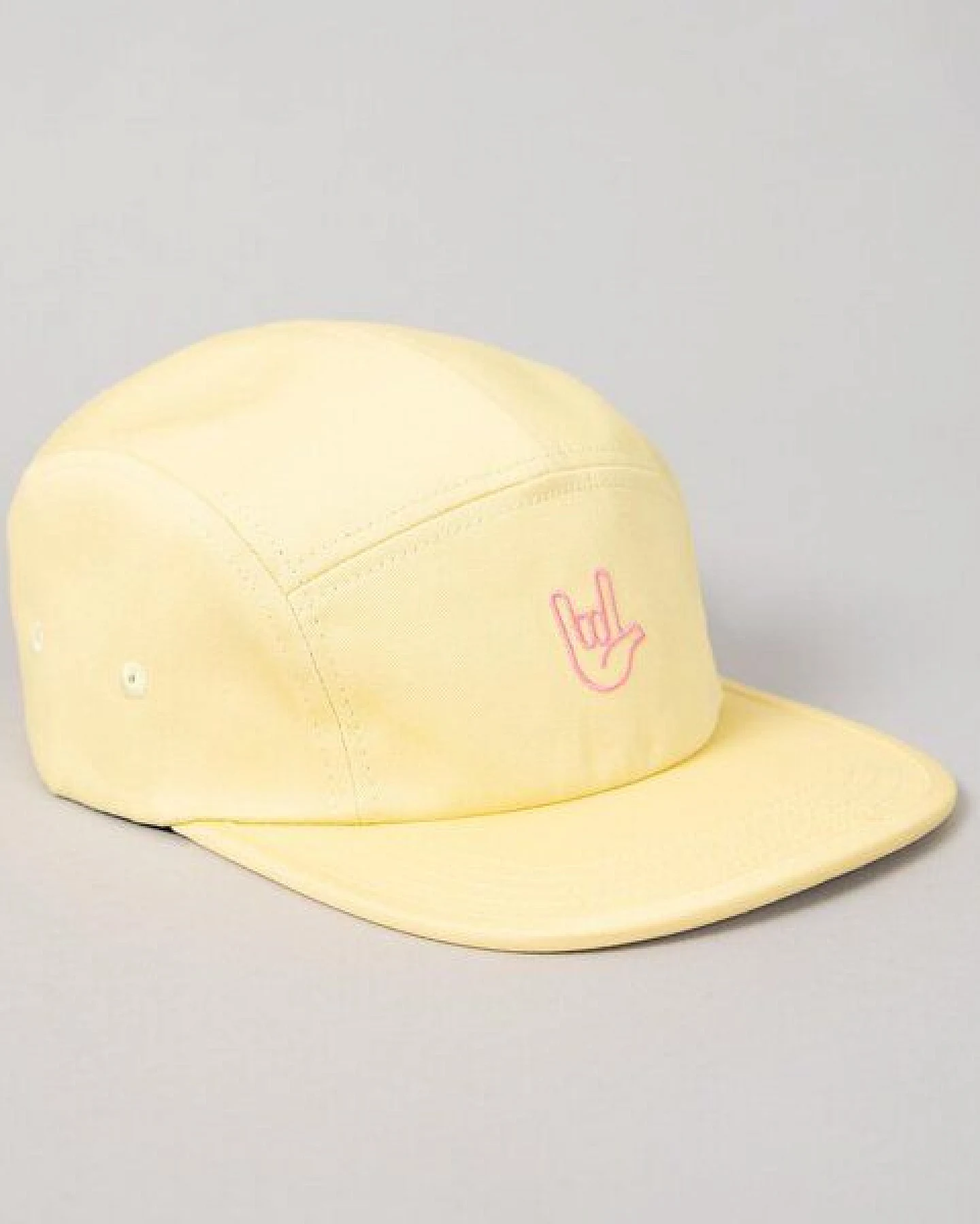 Fyngers Five Panel Cap aus Biobaumwolle - Style I LOVE YOU – Ansicht 2