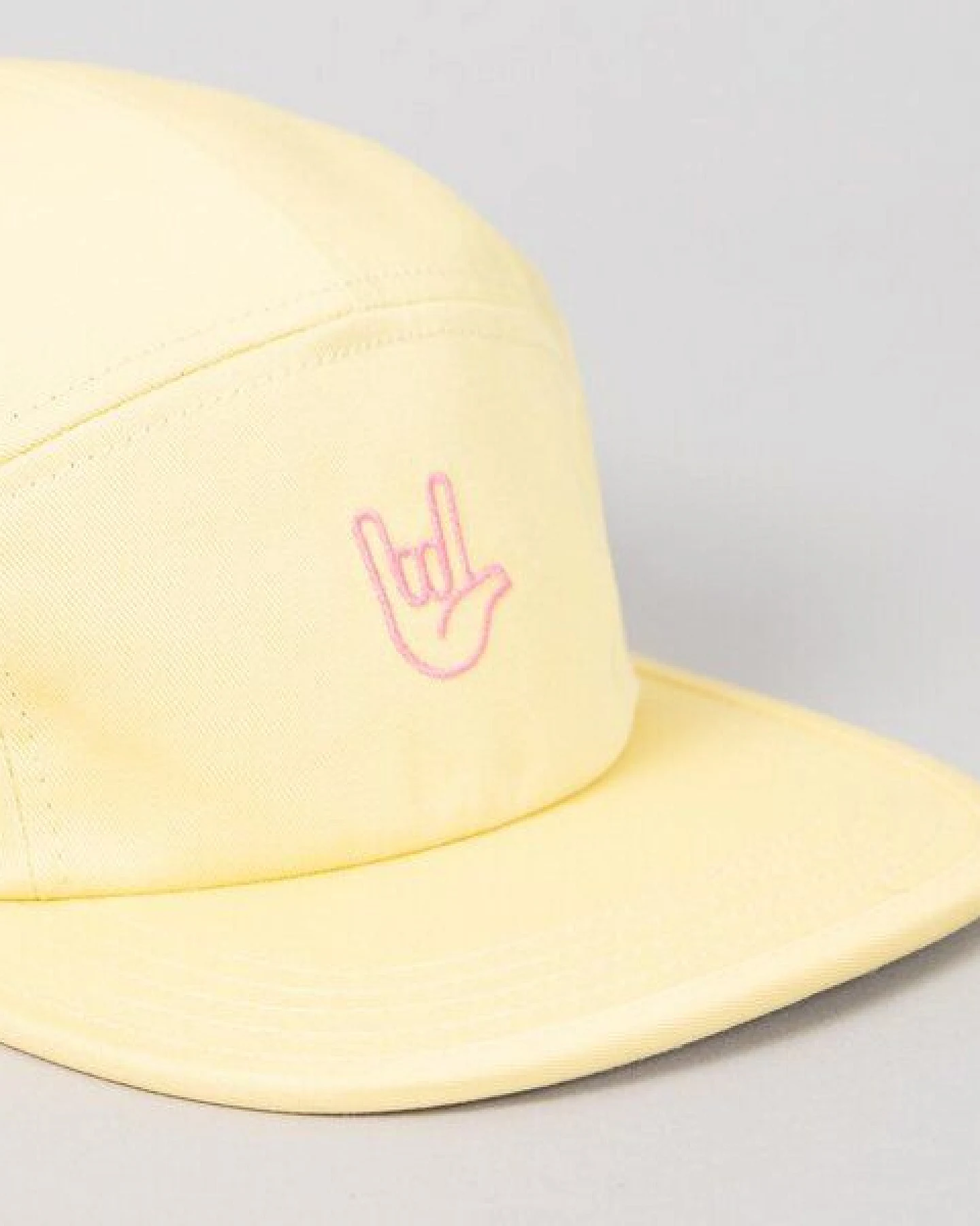 Fyngers Five Panel Cap aus Biobaumwolle - Style I LOVE YOU – Ansicht 3