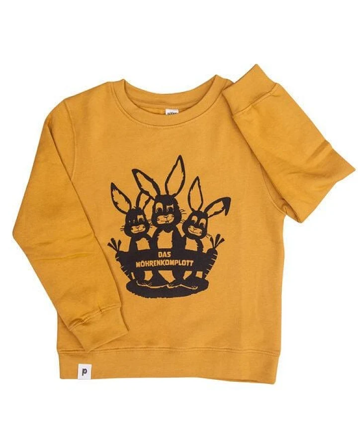 päfjes Das Hasen Möhrenkomplott - Kinder Bio Sweater - Organic Cotton
