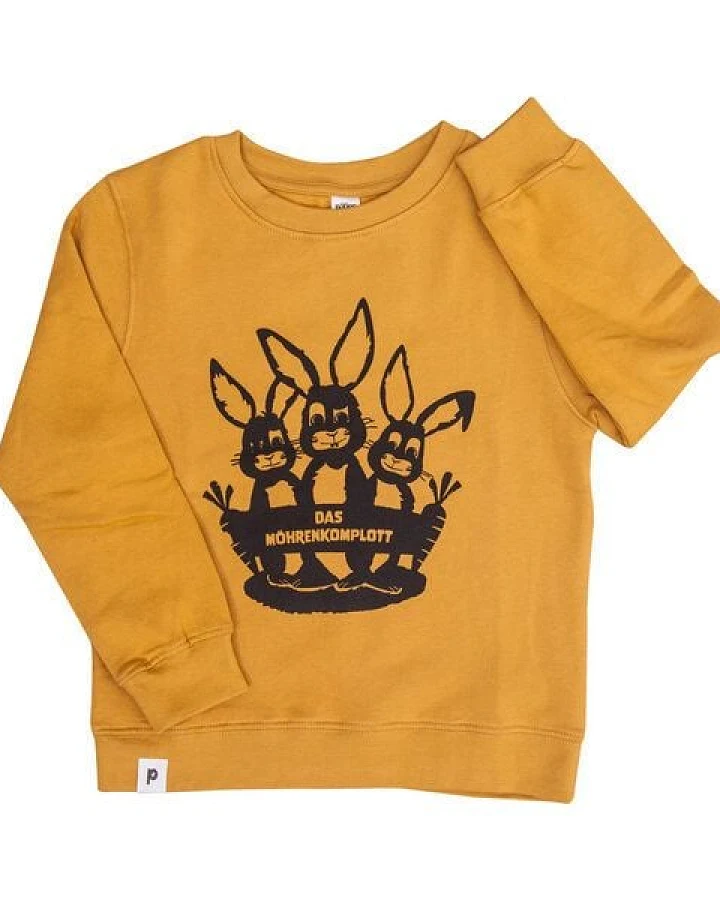 päfjes Das Hasen Möhrenkomplott - Kinder Bio Sweater - Organic Cotton