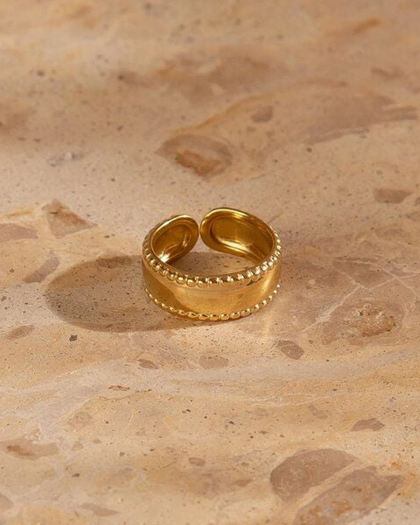 Größenverstellbarer PEARL Ring ca. Ø 17 - 19mm von Elektropulli – Ansicht 2