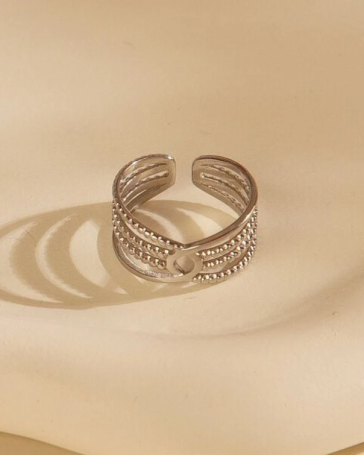 Größenverstellbarer BOHO Summer Ring ca. Ø 17 - 19mm von Elektropulli