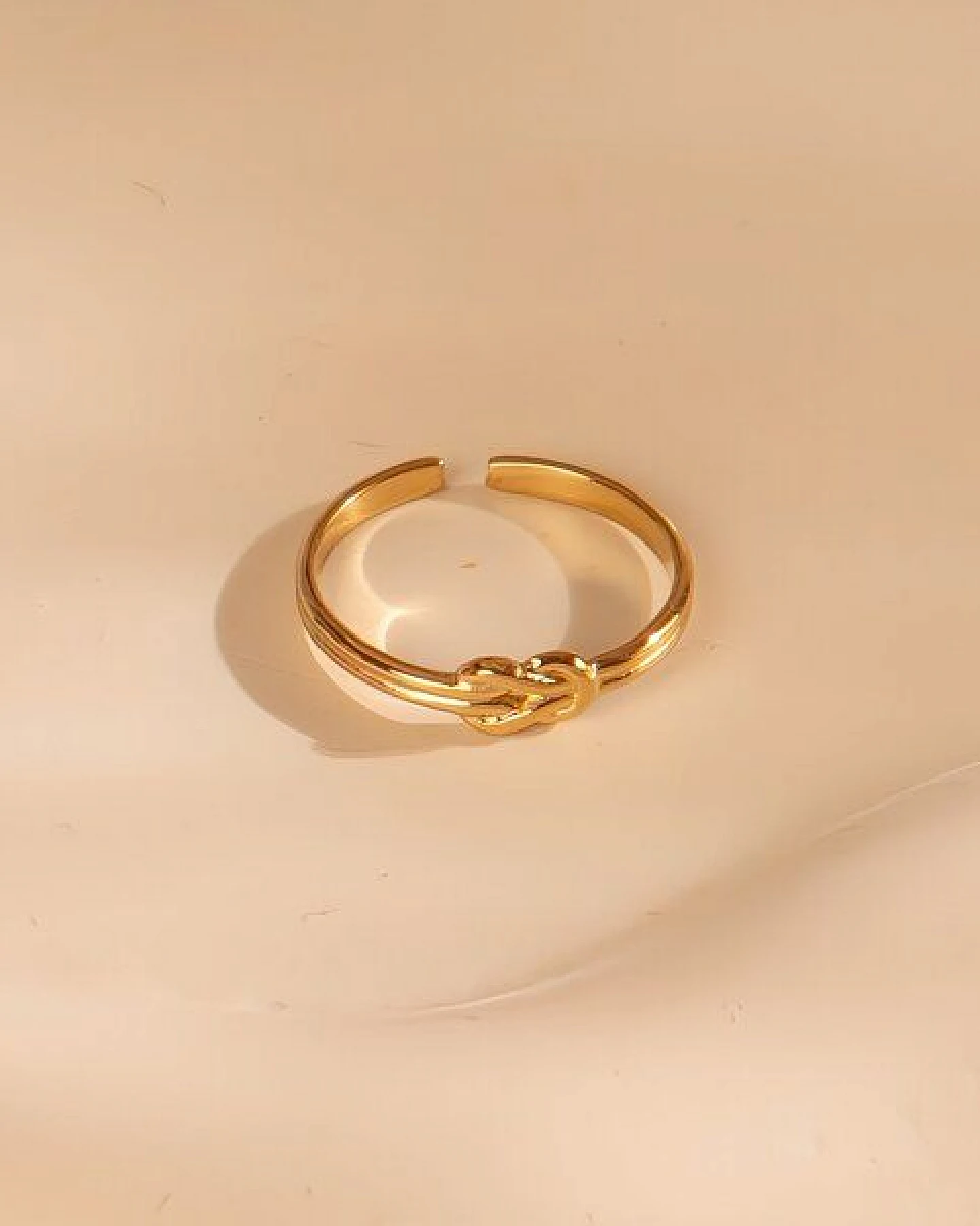 Größenverstellbarer Knot Ring ca. Ø 17 - 19mm von Elektropulli – Ansicht 4