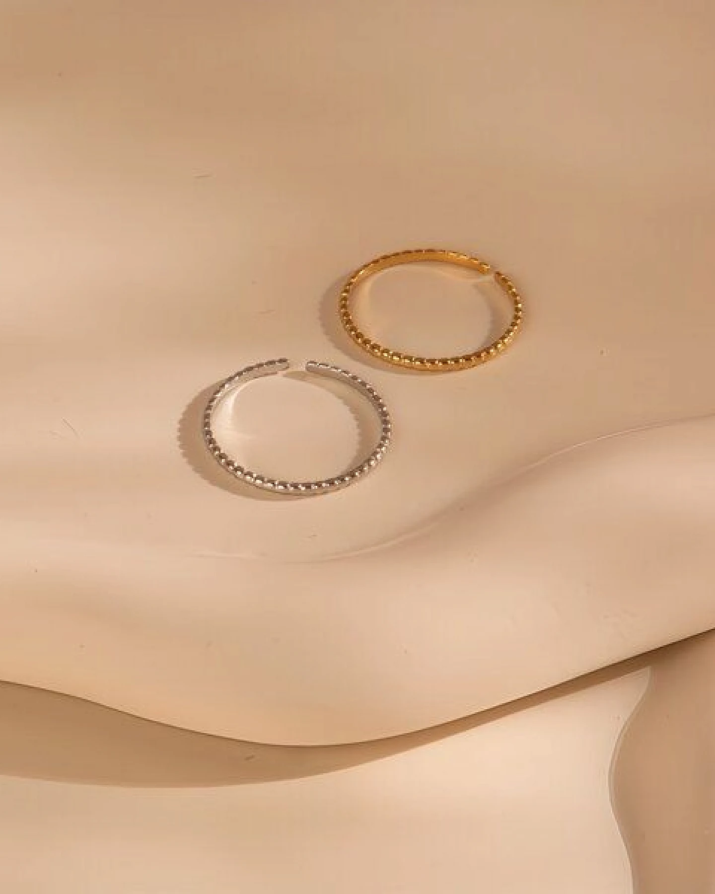 Größenverstellbarer FINE Ring 1,3mm schmal, ca. Ø 17 - 19mm von Elektropulli – Ansicht 3