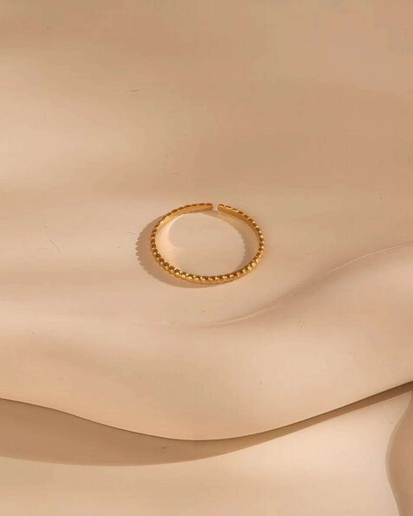 Größenverstellbarer FINE Ring 1,3mm schmal, ca. Ø 17 - 19mm von Elektropulli – Ansicht 4