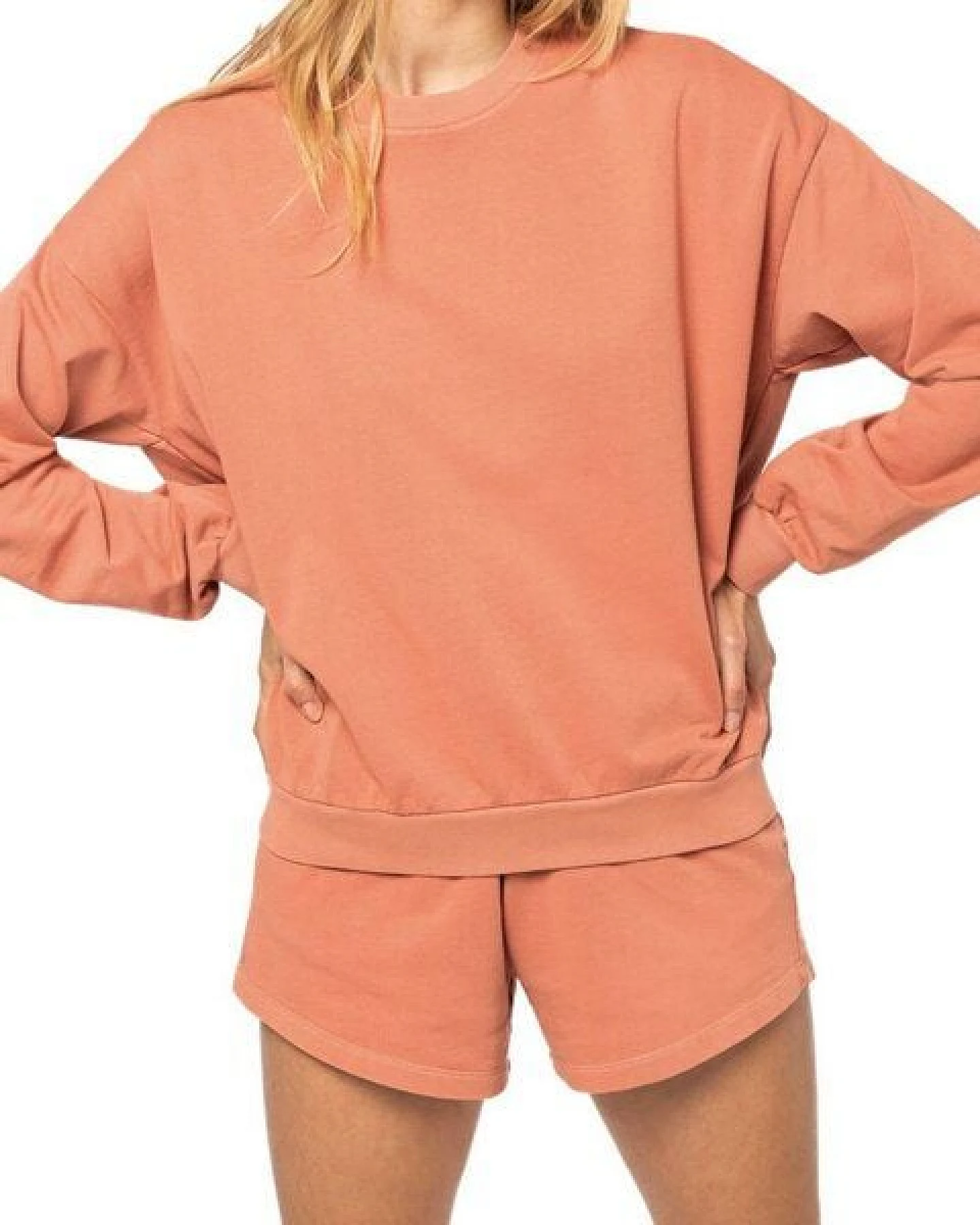 YTWOO Unisex Oversized French Terry Sweatshirt aus 100% Bio-Baumwolle - Made in Portugal – Ansicht 3