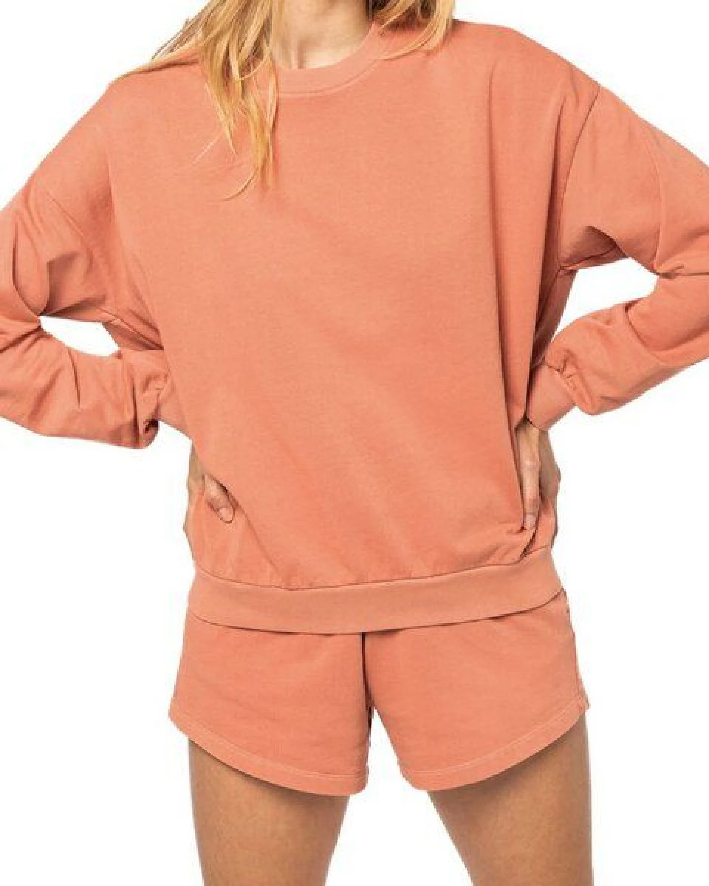 YTWOO Unisex Oversized French Terry Sweatshirt aus 100% Bio-Baumwolle - Made in Portugal – Ansicht 3