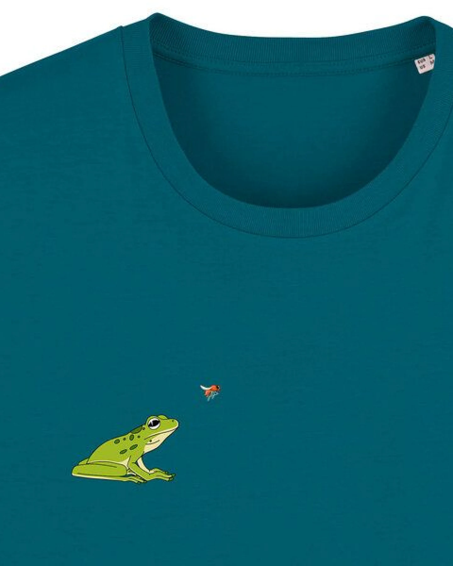 Spangeltangel T-Shirt bedruckt, Frosch, nachhaltig, Biobaumwolle, Herren, Natur, Insekt – Ansicht 2
