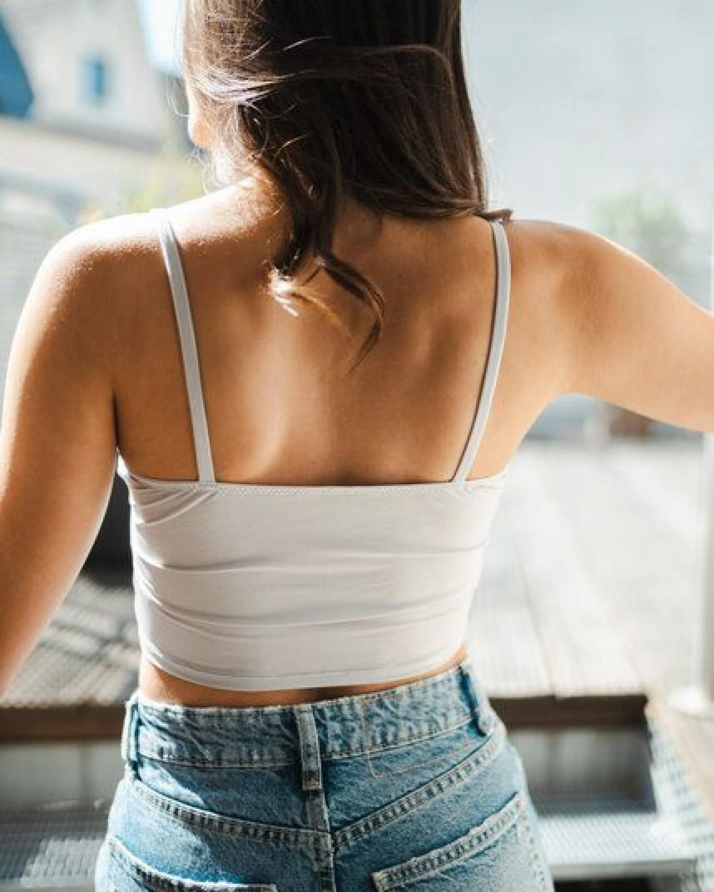 Coco Malou CropTop mit Pads Merle aus Tencel – Ansicht 2