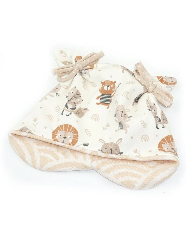 Sternchenwolke BIO Kuscheljacquard Mütze "Buddies"
