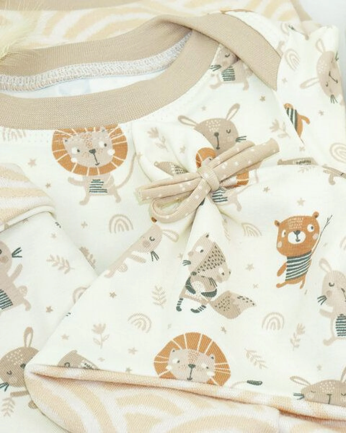 Sternchenwolke BIO Kuscheljacquard Mütze "Buddies" – Ansicht 3