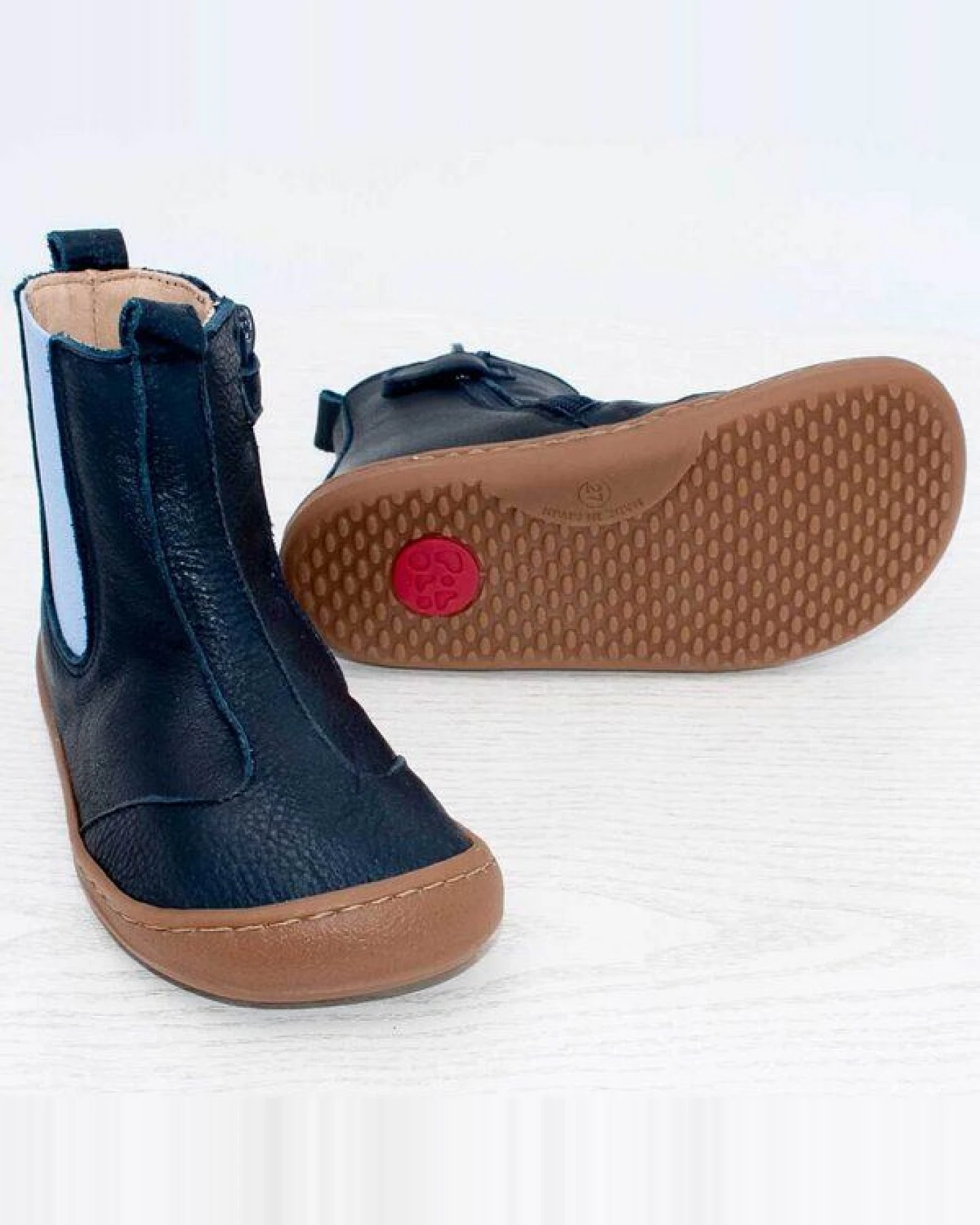Pololo Barfuß-Chelseaboot aus pflanzlich gegerbtem Leder, unisex, Gr. 24-34 – Ansicht 2