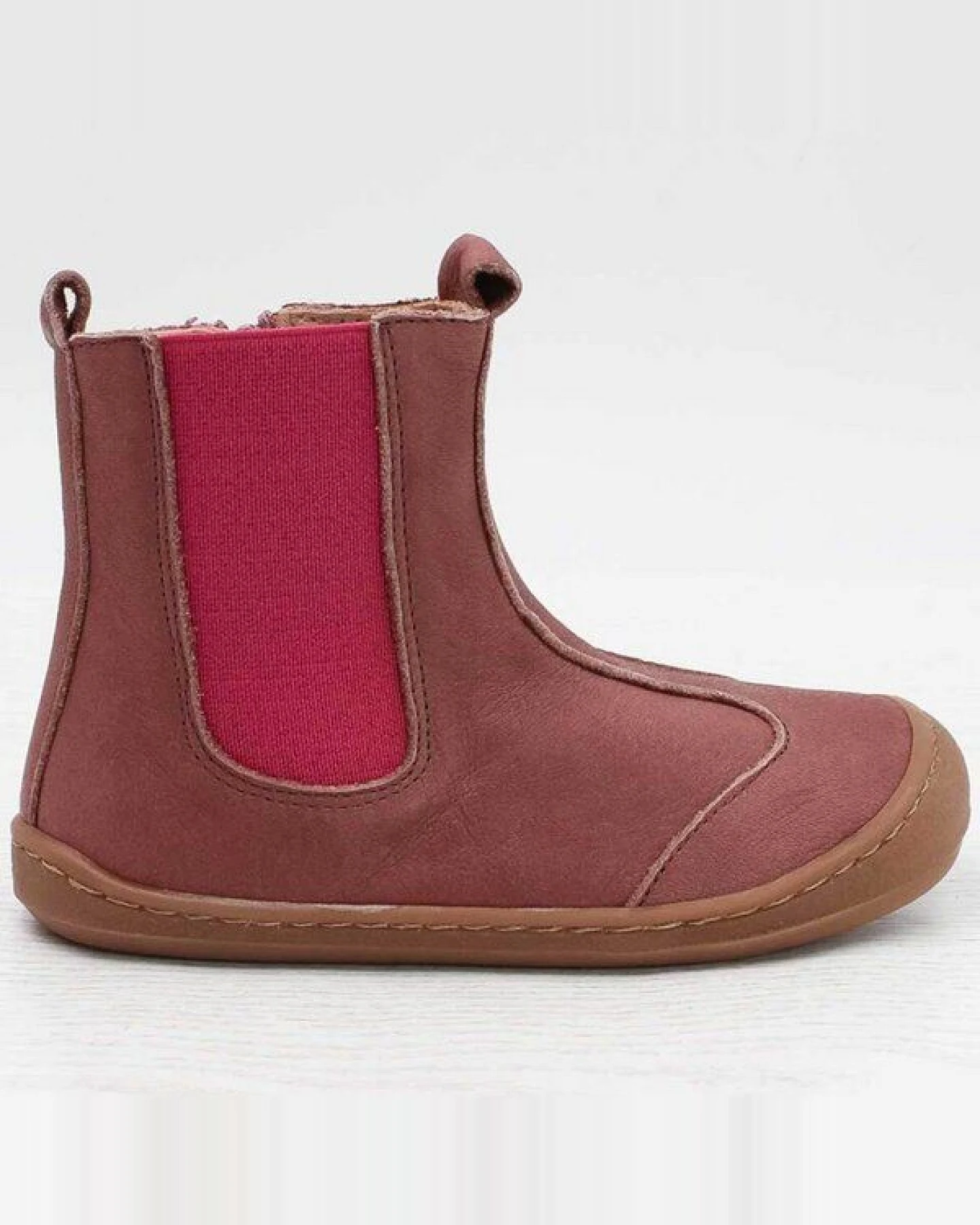 Pololo Barfuß-Chelseaboot aus pflanzlich gegerbtem Leder, unisex, Gr. 24-34 – Ansicht 3